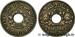 LIBANON 2 1/2 Piastres 1940 Paris