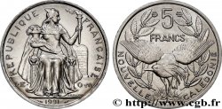 NOUVELLE CALÉDONIE 5 Francs I.E.O.M. 1991 Paris