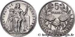 NEUKALEDONIEN 5 Francs I.E.O.M. 1991 Paris