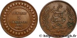 TUNISIE - PROTECTORAT FRANÇAIS 5 Centimes AH1309 1892 Paris