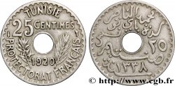 TUNISIA - FRENCH PROTECTORATE 25 Centimes AH1338 1920 Paris