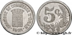 ALGERIA 5 Centimes Chambre de commerce d’Oran 1921 ORAN