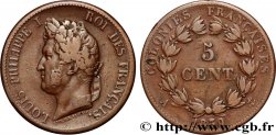 FRENCH COLONIES - Louis-Philippe for Guadeloupe 5 Centimes Louis Philippe Ier 1839 Paris - A