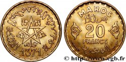 MOROCCO - FRENCH PROTECTORATE 20 Francs AH 1371 1952 Paris