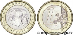 MONACO 1 Euro LES PRINCES GRIMALDI 2001 Pessac