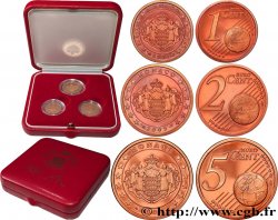 MONACO COFFRET Euro BELLE ÉPREUVE spécial 1, 2 et 5 cent 2005 