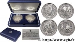 SAN MARINO Coffret DIPTYQUE 5 Euro ET 10 Euro COUPE DU MONDE DE FOOTBALL 2006 EN ALLEMAGNE 2004 Rome