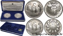 RÉPUBLIQUE DE SAINT- MARIN Coffret DIPTYQUE 5 Euro ET 10 Euro BIENVENUE À L’EURO 2002 Rome