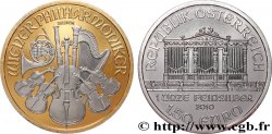 ARGENT D INVESTISSEMENT 1,50 Euro LE PHILARMONIQUE DE VIENNE 2010 Vienne