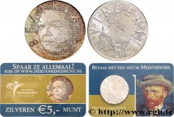 PAESI BASSI Blister 5 Euro ANNÉE VAN GOGH 2003 Utrecht 