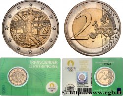FRANCE Coin-Card 2 Euro JO PARIS 2024 - blister VERT 2023 Pessac - Monnaie de Paris