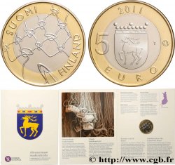 FINLAND BELLE EPREUVE 5 Euro ÅLAND 2011 Vanda