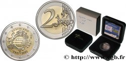 PAYS-BAS BELLE EPREUVE 2 Euro 10 ANS DES PIÈCES ET BILLETS EN EUROS  2012 Utrecht