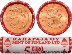 FINLAND Rouleau 50 x 5 Cent LION HÉRALDIQUE 2007 Vanda