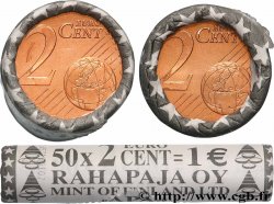 FINLAND Rouleau 50 x 2 Cent LION HÉRALDIQUE n.d. Vanda