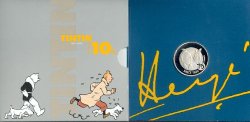 BELGIQUE 10 Euro TINTIN 75 ème ANNIVERSAIRE 2004 Bruxelles