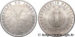 ALEMANIA 10 Euro CINQUANTENAIRE DE LA WELTHUNGERHILFE 2012 Karlsruhe G Karlsruhe G