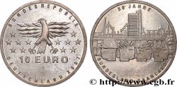ALLEMAGNE 10 Euro 50e ANNIVERSAIRE DU RATTACHEMENT DE LA SARRE À L&nbsp;ALLEMAGNE  2007 Karlsruhe G