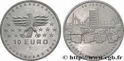 GERMANY 10 Euro 50e ANNIVERSAIRE DU RATTACHEMENT DE LA SARRE À L&nbsp;ALLEMAGNE  2007 Karlsruhe G