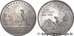 ALLEMAGNE Belle épreuve 10 Euro BICENTENAIRE DE LA NAISSANCE DE CARL SPITZWEG 2008 Munich D