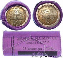 SLOVÉNIE Rouleau 25 x 2 Euro CINQUANTENAIRE DU TRAITÉ DE ROME 2007 SPL