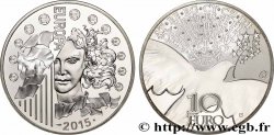 FRANCE Belle Épreuve 10 Euro EUROPA - 70 ANS DE PAIX EN EUROPE 2015 Pessac