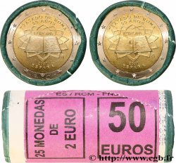 ESPAGNE Rouleau 25 x 2 Euro CINQUANTENAIRE DU TRAITÉ DE ROME  2007 Madrid
