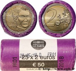 FRANCE Rouleau 25 x 2 Euro SIMONE VEIL 2018 Pessac