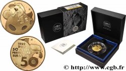 FRANCE Belle Épreuve 50 Euro PREMIER PAS SUR LA LUNE 2019 Pessac