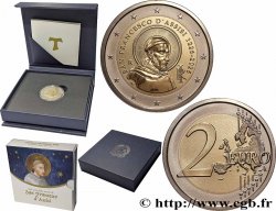 ITALIE POLISSAGE INVERSÉ 2 Euro SAINT FRANÇOIS D’ASSISE 2026 Rome