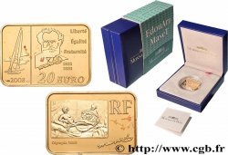 FRANCE Belle Épreuve 20 Euro ÉDOUARD MANET (rectangle 30 x 21 mm) 2008 Pessac