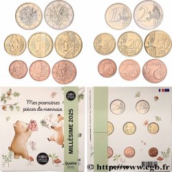 FRANCE SÉRIE Euro BRILLANT UNIVERSEL - MES PREMIÈRES PIÈCES DE MONNAIE 2025 Pessac - Monnaie de Paris