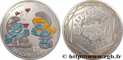 FRANKREICH 50 Euro LES SCHTROUMPFS - LE SCHTROUMPF AMMOUREUX 2020 Pessac