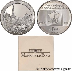 FRANCE Belle Épreuve 10 Euro RELATIONS DIPLOMATIQUES FRANCE JAPON (1858-2008) 2008 Pessac