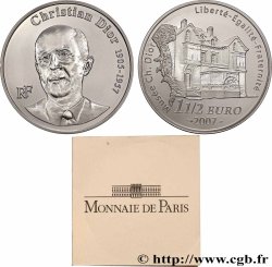 FRANCE Belle Épreuve 1 Euro 1/2 CHRISTIAN DIOR 2007 Pessac