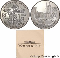 FRANCE Belle Épreuve 1 Euro 1/2 AVIGNON ET LE PALAIS DES PAPES  2004 Pessac - Monnaie de Paris