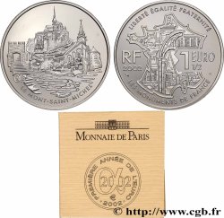 FRANCE Belle Épreuve 1 Euro 1/2 MONT SAINT-MICHEL 2002 Pessac - Monnaie de Paris