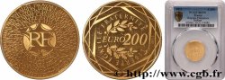 GOLD, PALLADIUM & PLATINUM INVESTMENT 200 Euro DES RÉGIONS (or) 2011 Pessac