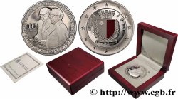 MALTA Belle Épreuve 10 Euro 40 ANS RÉPUBLIQUE  2014 Bruxelles
