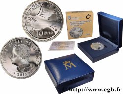SPAIN BELLE EPREUVE 10 Euro 70 ANS DE PAIX 2015 Madrid