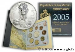 RÉPUBLIQUE DE SAINT- MARIN SÉRIE Euro BRILLANT UNIVERSEL  2005 Rome