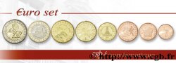 SLOVENIA LOT DE 8 PIÈCES EURO (1 Cent - 2 Euro France Prešeren) 2007 Vanda