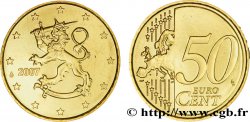FINLANDE 50 Cent LION HÉRALDIQUE 2007 SPL63