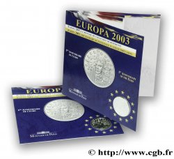 FRANCIA 1/4 Euro EUROPA - PREMIER ANNIVERSAIRE DE L EURO 2003  
