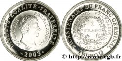 FRANKREICH Belle Épreuve 1 Euro 1/2 BICENTENAIRE du FRANC GERMINAL 2003