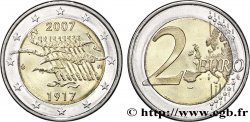 FINLANDE 2 Euro 90ème ANNIVERSAIRE DE L’INDÉPENDANCE DE LA FINLANDE tranche A 2007 SPL63