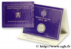 VATICAN 2 Euro 80e ANNIVERSAIRE DE BENOÎT XVI 2007 Rome