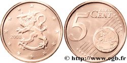 FINLANDE 5 Cent LION HÉRALDIQUE 2008 SPL63