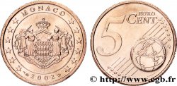 MONACO 5 Cent ARMOIRIES 2002 Pessac