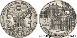 AUTRICHE 10 Euro RÉOUVERTURE DU BURGTHEATER ET DE L’OPÉRA (1955-2005) 2005 SPL64